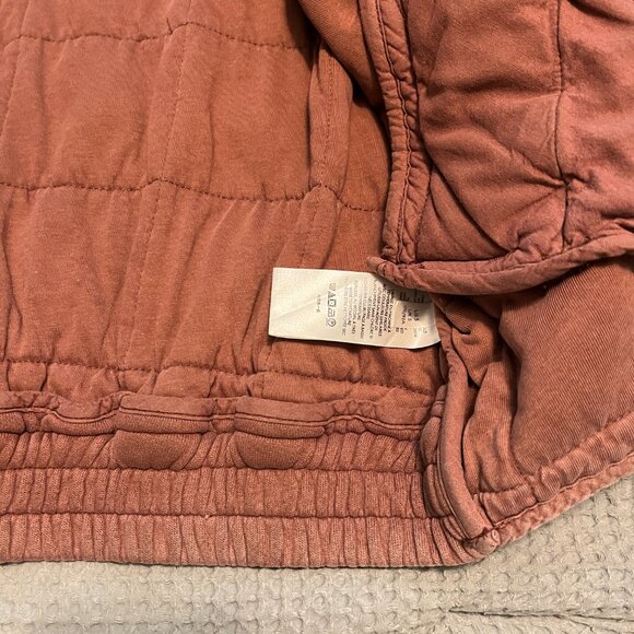 $198 FREE PEOPLE Dolman Quilted Knit Jacket Size Small - Picture 5 of 5